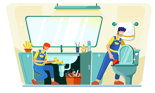 plumber illustration