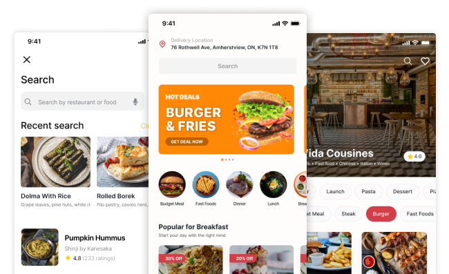 Bristol Bites – On-Demand Food Delivery App