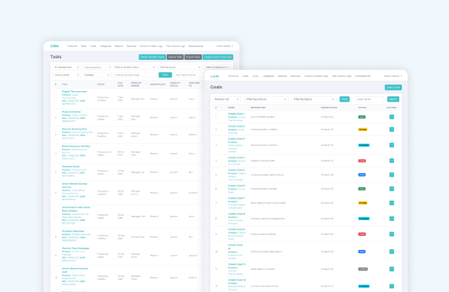 Custom CRM Software for Task Tracking and Performance Analytics Software