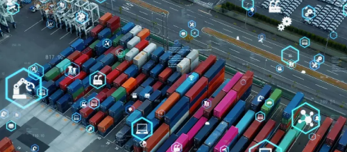 AI development company deploying computer vision solutions for logistics with smart object detection overlays